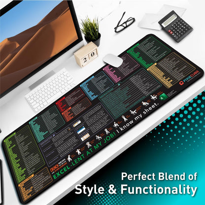 Excel shortcut mousepad
