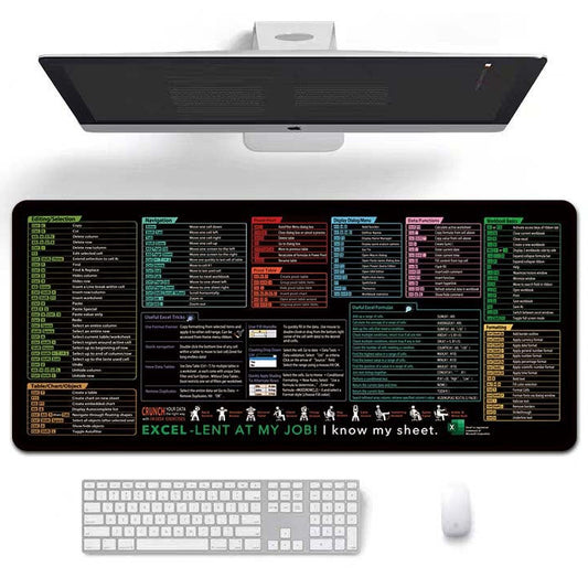 Excel shortcut mousepad